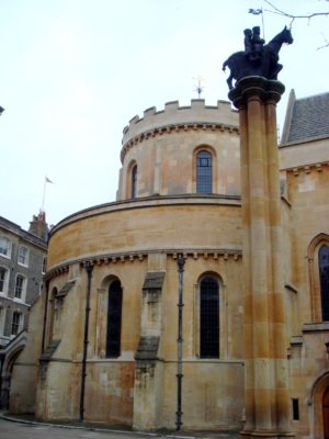 Temple Church Commandery at Chancery Lane, London England